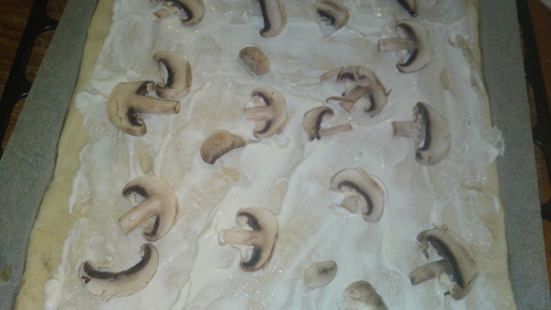 Smotanový posúch so šampiňónmi a s medvedím cesnakom (fotorecept) - obrázok 7