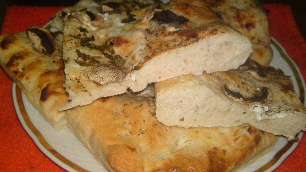 Smotanový posúch so šampiňónmi a s medvedím cesnakom (fotorecept) - obrázok 13