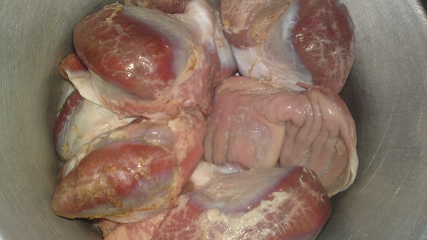 Perkelt z morčacích žalúdkov (fotorecept) - obrázok 2