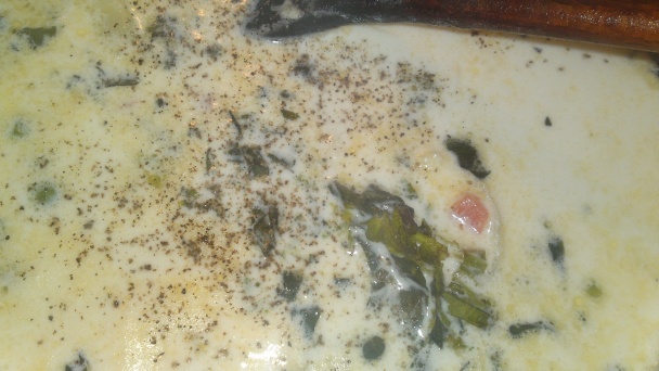 Jarná krémová polievka z cukrového hrášku s čerstvou mätou (fotorecept) - obrázok 12