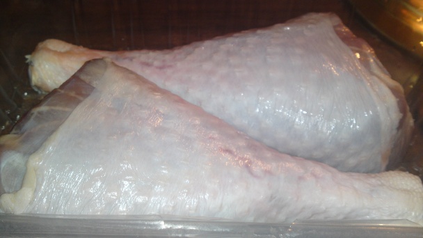 Pomaly pečené morčacie stehno po židovsky (fotorecept) - obrázok 1