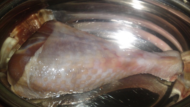 Pomaly pečené morčacie stehno po židovsky (fotorecept) - obrázok 3