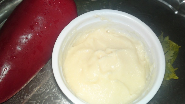 Arabská cesnaková majonéza zo Sýrie - pasta z cesnaku a oleja s citrónovou šťavou (fotorecept) - obrázok 6