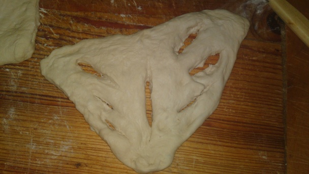 Fougasse - francúzsky chlieb v tvare listu z Provensálska (fotorecept) - obrázok 12