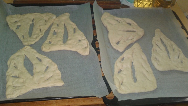 Fougasse - francúzsky chlieb v tvare listu z Provensálska (fotorecept) - obrázok 13