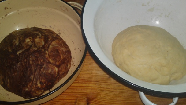 Tigrované rohlíčky z kysnutého cesta (fotorecept) - obrázok 7