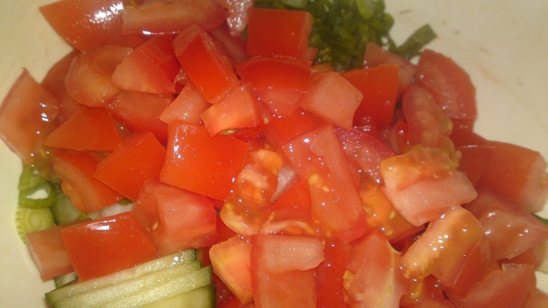 Zeleninový šalát s koriandrovou vňaťou z Cypru (fotorecept) - obrázok 6