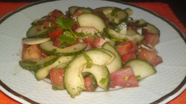 Zeleninový šalát s koriandrovou vňaťou z Cypru (fotorecept) - obrázok 11