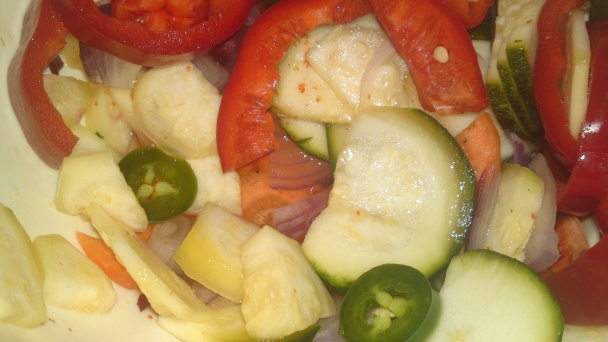 Pikantný letný šalát z cukety a kápie (fotorecept) - obrázok 9