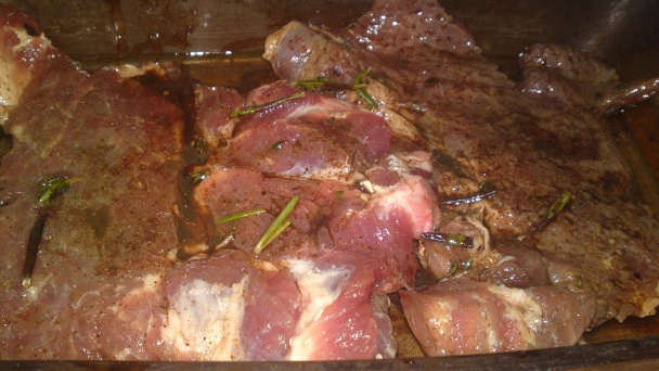 Krkovička marinovaná v aceto balsamico, oleji, tymiane a rozmaríne (fotorecept) - obrázok 10