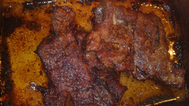 Krkovička marinovaná v aceto balsamico, oleji, tymiane a rozmaríne (fotorecept) - obrázok 11