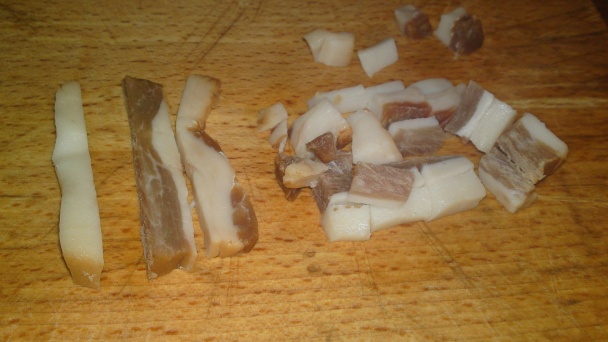 Jogurtové halušky s tvarohom a údenou slaninkou (fotorecept) - obrázok 9