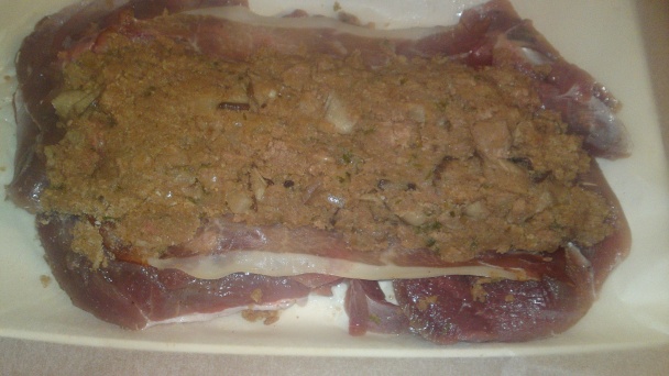 Morčacia roláda plnená sviatočnou plnkou na víne a pomarančoch (fotorecept) - obrázok 8