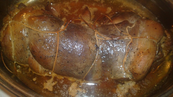 Morčacia roláda plnená sviatočnou plnkou na víne a pomarančoch (fotorecept) - obrázok 17