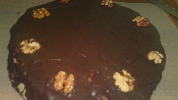 Torta plná orechov s rumom a čokoládou na štýl Op Art (fotorecept) - obrázok 22