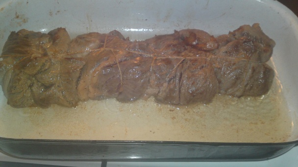 Roláda z hovädzieho pupku na dubákoch (fotorecept) - obrázok 8