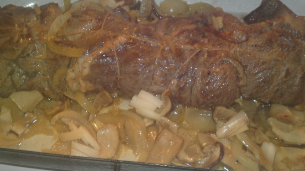 Roláda z hovädzieho pupku na dubákoch (fotorecept) - obrázok 14