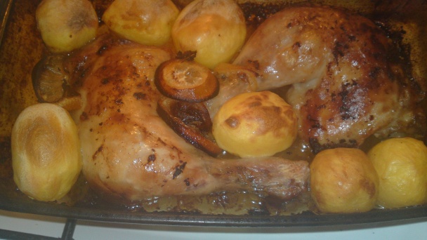 Pečené kuracie stehná v marináde z citrónov, cesnaku, oleja a peperoncino maciato (fotorecept) - obrázok 19