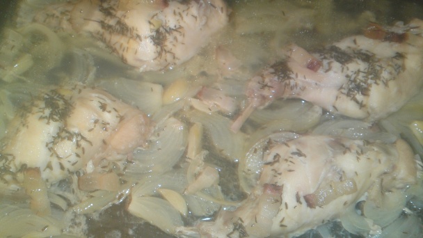 Pečené králičie stehná na tymiane špikované údenou slaninou a cesnakom (fotorecept) - obrázok 12