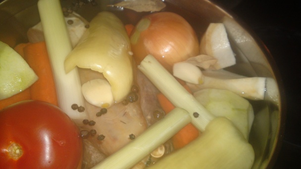 Sviatočná nedeľná polievka z perličky (fotorecept) - obrázok 4