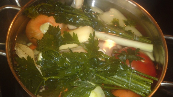 Sviatočná nedeľná polievka z perličky (fotorecept) - obrázok 6