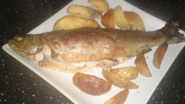 Pečený pstruh na masle s tymianom (fotorecept) - obrázok 10