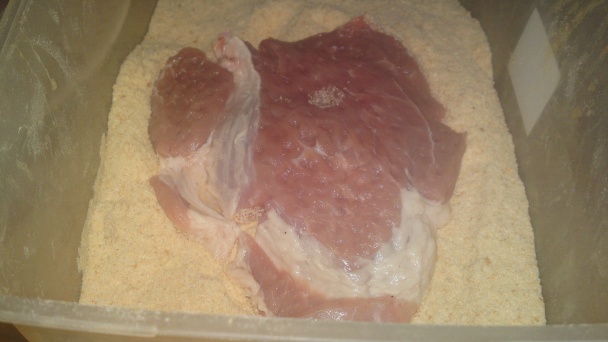 Obyčajné obrátené bravčové rezne s grilovanou polentou (fotorecept) - obrázok 4