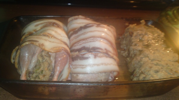 Pečené plnené prepelice obalené domácou údenou slaninou (fotorecept) - obrázok 18