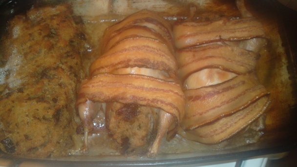 Pečené plnené prepelice obalené domácou údenou slaninou (fotorecept) - obrázok 20
