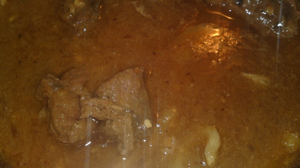 Hovädzie kocky na cesnaku a rasci (fotorecept) - obrázok 12