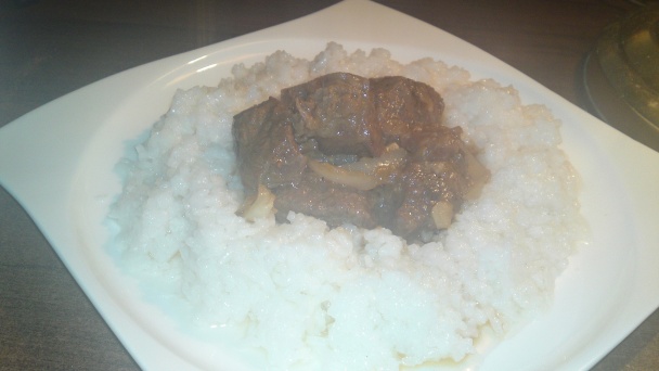 Hovädzie kocky na cesnaku a rasci (fotorecept) - obrázok 13