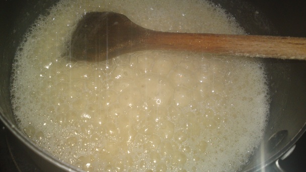 Zasmažená polievka z miešanej mrazenej zeleniny s krupicovými haluškami (fotorecept) - obrázok 9