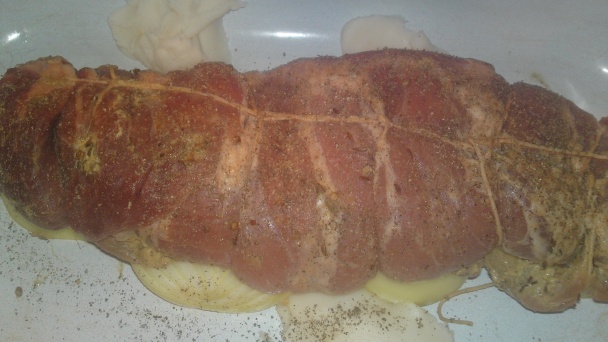 Korenená roláda z bravčového orecha s medovo-horčicovou glazúrou (fotorecept) - obrázok 9