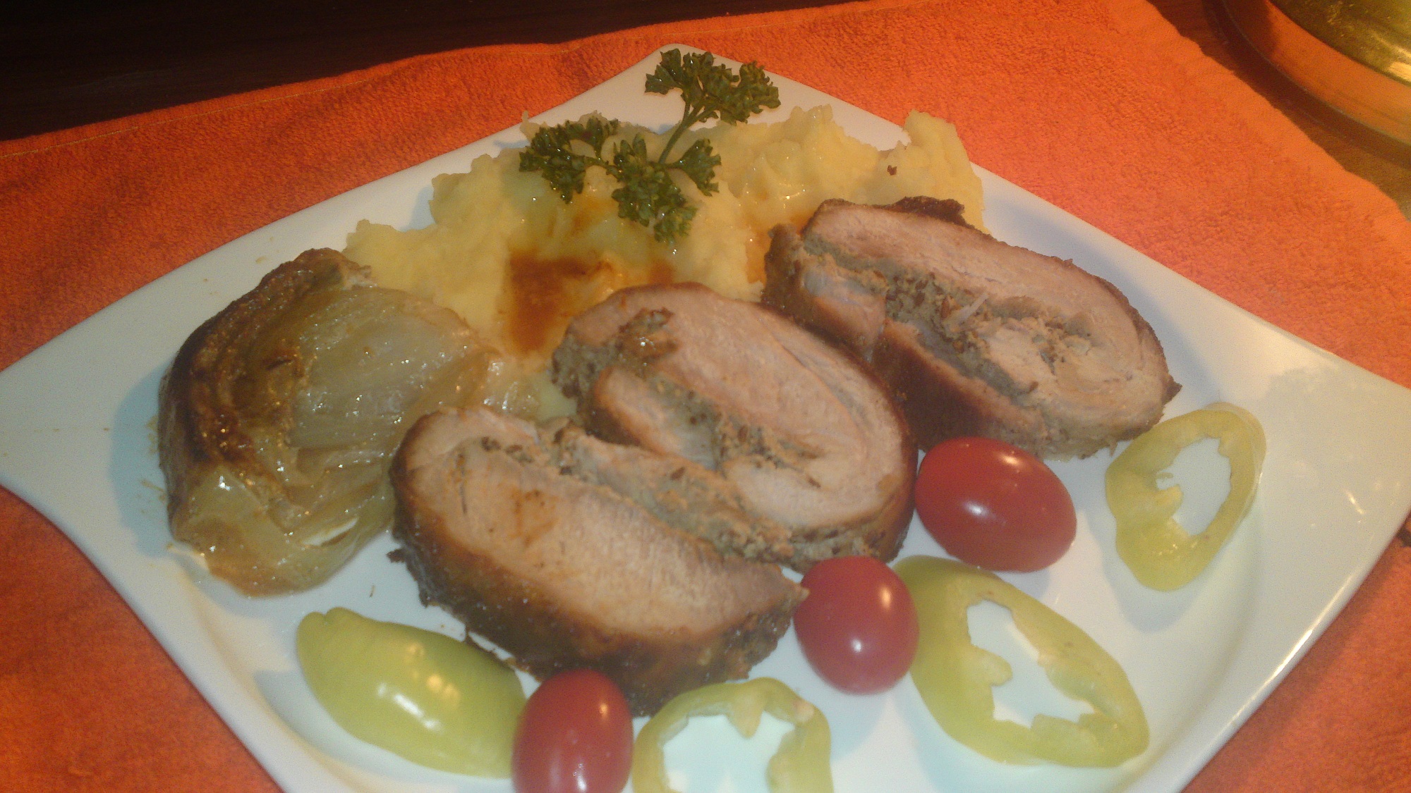 Korenená roláda z bravčového orecha s medovo-horčicovou glazúrou (fotorecept) - obrázok 14