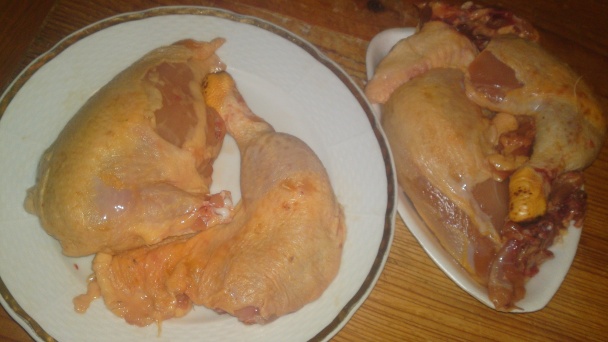 Francúzske kura pečené na masle s citrónom, cesnakom a tymianom (fotorecept) - obrázok 2