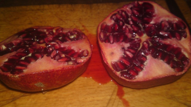 Pečené kačacie prsia na rozmaríne s granátovým jablkom v karamelovej omáčke (fotorecept) - obrázok 5