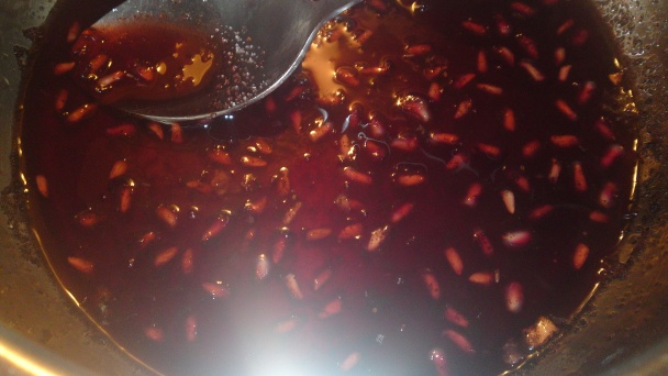 Pečené kačacie prsia na rozmaríne s granátovým jablkom v karamelovej omáčke (fotorecept) - obrázok 13