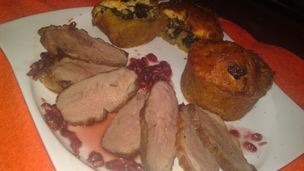 Pečené kačacie prsia na rozmaríne s granátovým jablkom v karamelovej omáčke (fotorecept) - obrázok 15