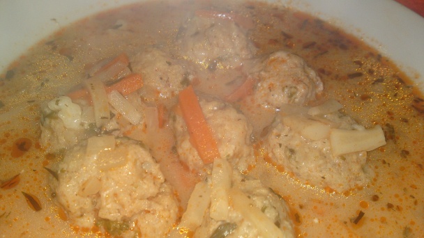 Sedmohradská estragónová zeleninová polievka s mäsovými knedličkami (fotorecept) - obrázok 19