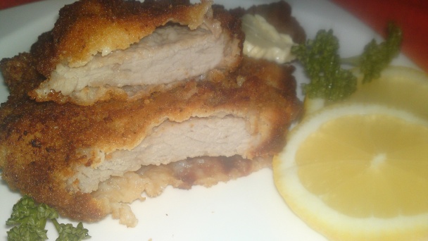 Wiener Schnitzel - teľací rezeň v trojobale (fotorecept) - obrázok 14