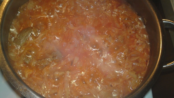Pikantné bravčové kocky v bielej hlávkovej kapuste (fotorecept) - obrázok 9
