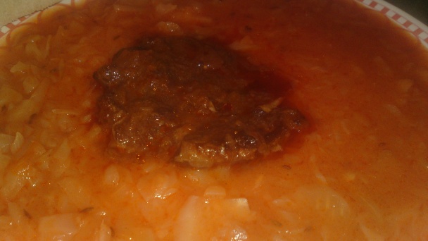 Paradajková kapusta s roštenkou (fotorecept) - obrázok 14