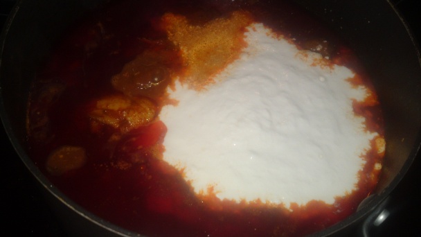 Maďarský kurací paprikáš s haluškami (fotorecept) - obrázok 13