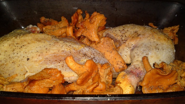 Pečené francúzske kura na masle a Chardonnay s pečenými kuriatkami (fotorecept) - obrázok 6