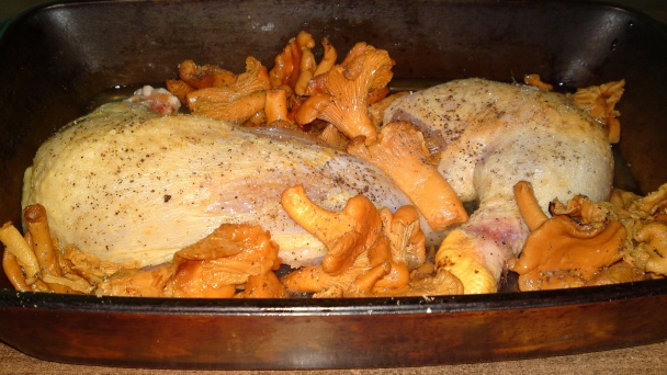 Pečené francúzske kura na masle a Chardonnay s pečenými kuriatkami (fotorecept) - obrázok 8