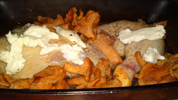 Pečené francúzske kura na masle a Chardonnay s pečenými kuriatkami (fotorecept) - obrázok 9