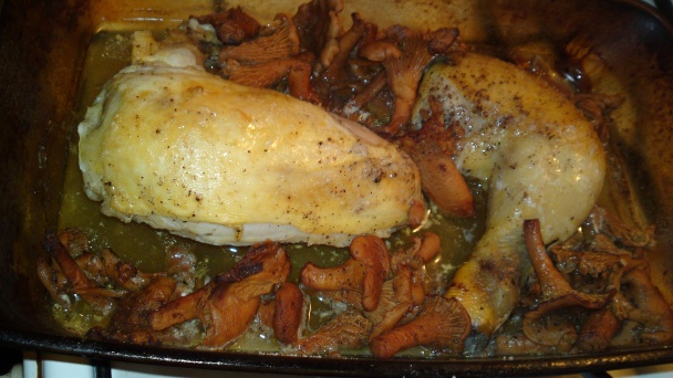 Pečené francúzske kura na masle a Chardonnay s pečenými kuriatkami (fotorecept) - obrázok 11