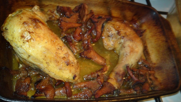 Pečené francúzske kura na masle a Chardonnay s pečenými kuriatkami (fotorecept) - obrázok 12