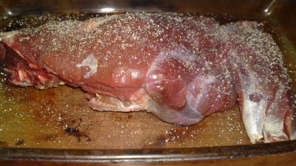 Zajac pečený na víne, na bylinkách a korení (fotorecept) - obrázok 5