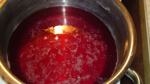 Sirupovitý jahodový džem s kúskami jahôd (fotorecept) - obrázok 9